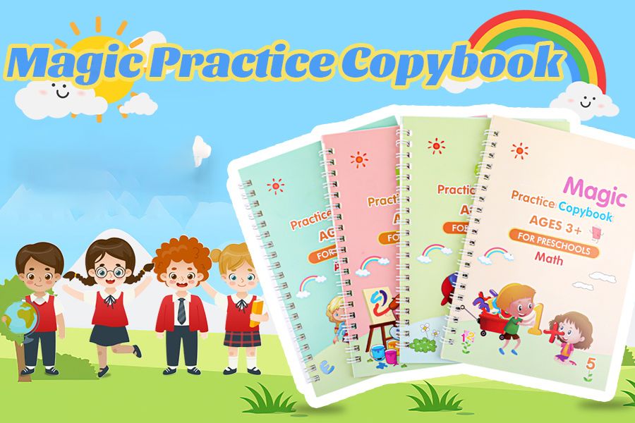 Sank Magic Practice Copybook with Pen and Refill