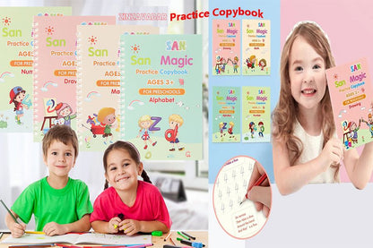 Sank Magic Practice Copybook with Pen and Refill