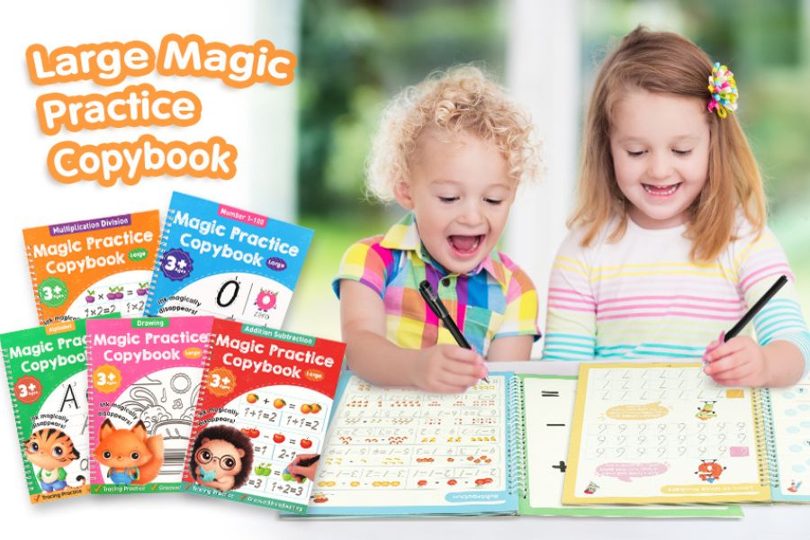 Sank Magic Practice Copybook with Pen and Refill